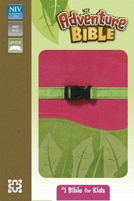 NIV Adventure Pink And Green Soft-Tone Bible (Flexiback)
