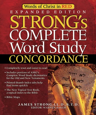 Strong'S Complete Word Study Concordance (Mixed Media Product)