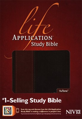 NIV Life Application Study Bible Tutone Brown/tan (Flexiback)