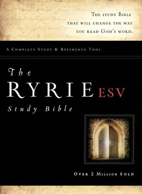ESV Ryrie Study Bible Bonded Leather Burgundy Red Letter (Bonded Leather)