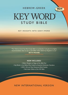 The NIV Hebrew-Greek Key Word Study Bible (Leather Binding)