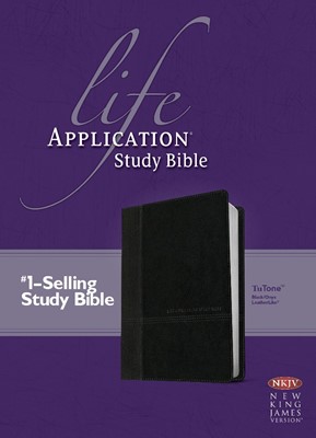 NKJV Life Application Study Bible, Tutone (Imitation Leather)