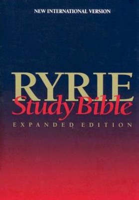 NIV Ryrie Study Bible Hardback- Red Letter Indexed (Hard Cover)