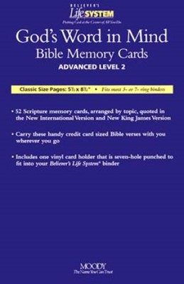 Bls Gods Word In Mind Bible Memory Cards-Advanced Level 2 (Calendar)