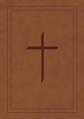 The NAS Ryrie Study Bible Soft-Touch Brown Red Letter (Leather Binding)