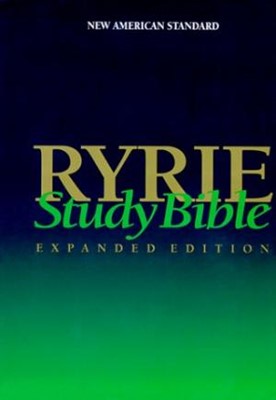 NASB Ryrie Study Bible Hardback- Red Letter Indexed (Hard Cover)