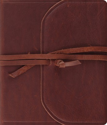 ESV Journaling Bible (Brown, Flap With Strap) (Paperback)