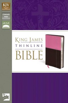 KJV Thinline Bible, Purple/Brown, Red Letter Ed. (Imitation Leather)