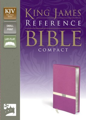 KJV Reference Bible, Compact, Pink/Cream, Red Letter Ed. (Imitation Leather)