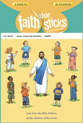 Jesus Loves The Children - Faith That Sticks Stickers (Stickers)