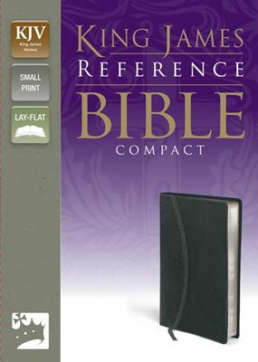 KJV Reference Bible Compact, Gray, Red Letter Ed. (Leather-Look)