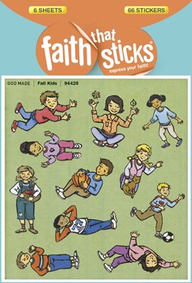 Fall Kids - Faith That Sticks Stickers (Stickers)