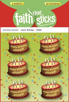Jesus' Birthday - Faith That Sticks Stickers (Stickers)