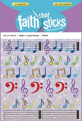 Make A Joyful Noise - Faith That Sticks Stickers (Stickers)