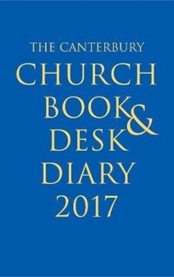 Canterbury Church Book & Desk Diary 2017 HB Blue (Hard Cover)