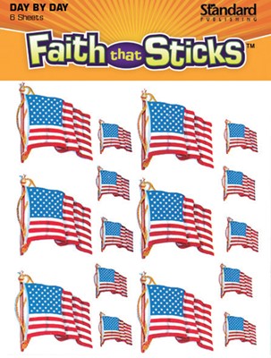 American Flag - Faith That Sticks Stickers (Stickers)
