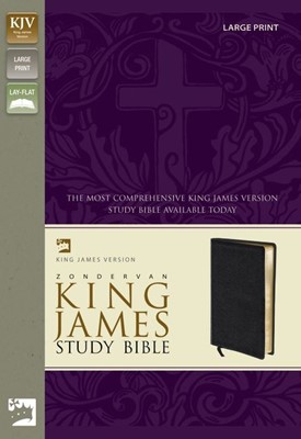 KJV Zondervan Study Bible, Large Print (Bonded Leather)