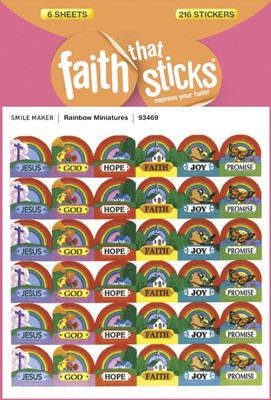 Rainbow Miniatures - Faith That Sticks Stickers (Stickers)