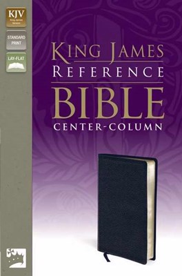 KJV Reference Bible, Navy, Red Letter Ed. (Bonded Leather)