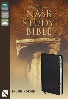 NASB Zondervan Study Bible Indexed (Bonded Leather)