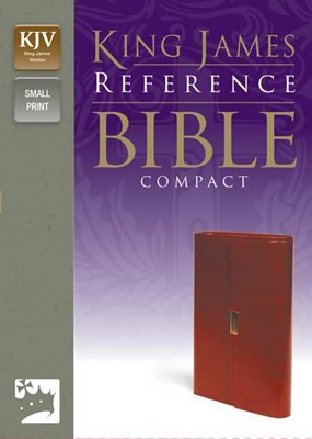 KJV Reference Bible Compact, Burgundy (Imitation Leather)