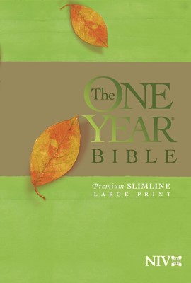 The NIV One Year Bible Premium Slimline Large Print (Paperback)
