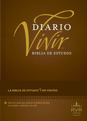 Biblia De Estudio Diario Vivir Rvr60 (Hard Cover)