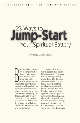 23 Ways to Jump-Start Your Spiritual Battery (Pamphlet)