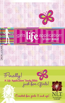 NLT Girls Life Application Study Bible (Paperback)