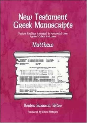New Testament Greek Manuscripts: Matthew (Paperback)