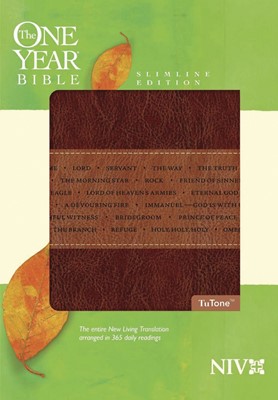 The NIV One Year Bible Slimline Edition (Imitation Leather)