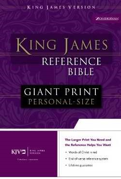 KJV Reference Bible Giant Print Indexed (Bonded Leather)