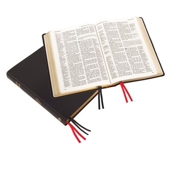 Large Print Westminster Reference Bible, Black Calfskin (Genuine Leather)