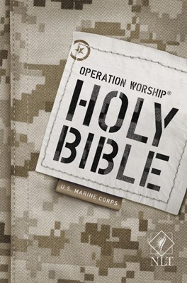NLT Operation Worship Compact Bible, Marine Corps Edition (Paperback)