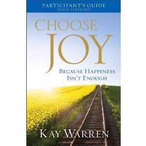 Choose Joy Participant'S Guide (Paperback)