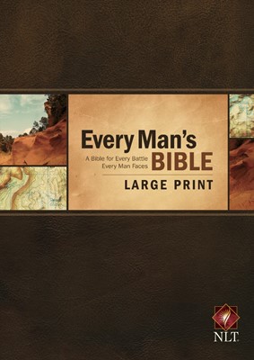 NLT Every Man's Bible Large Print (Hard Cover)