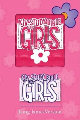 KJV Study Bible For Girls Pink Prism Duravella (Leather Binding)
