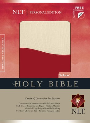 NLT Personal Edition Tutone Cardinal/Creme (Bonded Leather)