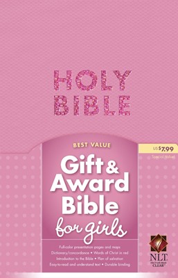 NLT Gift And Award Bible Bubblegum Pink (Imitation Leather)