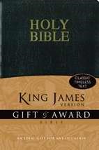 KJV Gift And Award Bible, Black (Leather-Look)