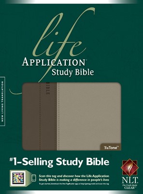 NLT Life Application Study Bible Tutone (Imitation Leather)