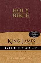 KJV Gift And Award Bible Burgundy (Leather-Look)