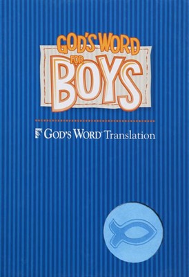 God's Word For Boys Blue/Light Blue Duravella (Leather Binding)