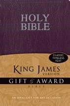 KJV Gift And Award Bible, Purple (Leather-Look)