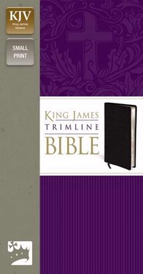 KJV Trimline Bible, Black (Bonded Leather)