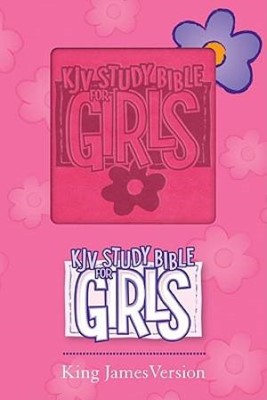KJV Study Bible For Girls Pink Duravella (Leather Binding)
