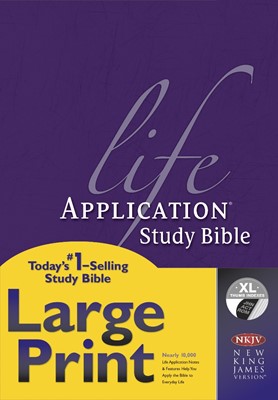NKJV Life Application Study Bible Large Print, Indexed (Hard Cover)