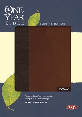 The NKJV One Year Bible Tutone (Imitation Leather)