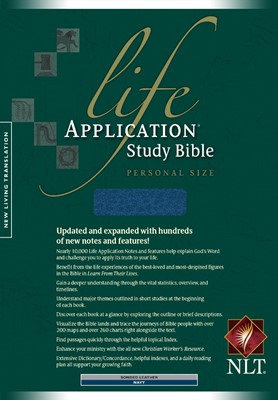 NLT Life Application Study Bible Personal Size (Bonded Leather)
