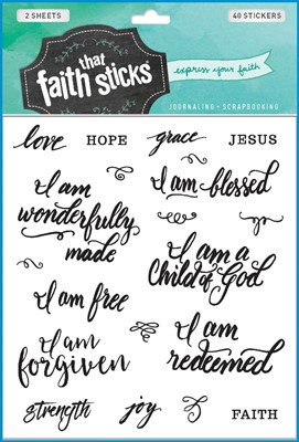 Who I Am In Christ - Faith That Sticks Stickers (Stickers)